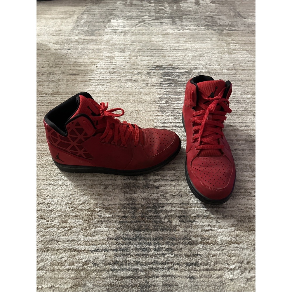 Nike Air Jordan 1 Flight 3 Gym Red Men's Size 11.5 Sneakers Shoes 706954-601